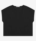 Blusa Feminina Box Em Sarja Lisa Endless Preto