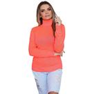 Blusa Feminina Cacharrel Gola Alta Inverno Com Elastano