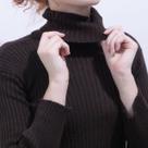 Blusa Feminina Cacharrel Gola Alta Manga Longa Tricot Qualidade Premium