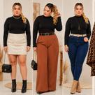 Blusa Feminina Cacharrel Gola Alta Manga Longa Viscolycra Tamanho GG Cor Preta