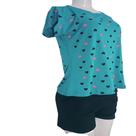 Blusa Feminina Camiseta T-shirt Manga Curta Estampada Coração Blusa Feminina Camiseta T-shirt Manga Curta Estampada Coração