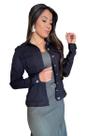 Blusa Feminina Casaqueto Preto Gioconda Portto Blusa Feminina Casaqueto Preto Gioconda Portto