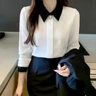 Blusa Feminina Casual de Manga Comprida - Primavera/Outono - Gola Virada