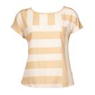Blusa Feminina Cativa Estampa Geométrica Bege Escuro