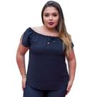 Blusa feminina ciganinha de manga curta M ao G1 - Blusa social feminina ombro a ombro com recorte nas mangas 40 ao 52