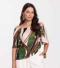 Blusa Feminina Ciganinha Infinita Cor Marrom