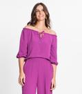 Blusa Feminina Ciganinha Rovitex Roxo Blusa Feminina Ciganinha Rovitex Roxo