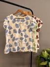 Blusa Feminina com Botão Gola Plus Size Estampada