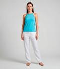 Blusa Feminina Com Cava Americana Infinita Cor Azul Blusa Feminina Com Cava Americana Infinita Cor Azul