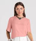 Blusa Feminina Com Colar Dianna Rosa
