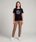 Blusa Feminina Com Estampa Localizada Infinita Cor Preto
