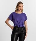 Blusa Feminina Com Pregas Endless Roxo Blusa Feminina Com Pregas Endless Roxo
