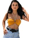 blusa feminina crooped em malha suplex - tamanho m - veste do 38 ao 40