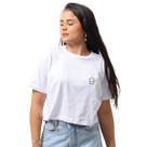 Blusa Feminina Cropped Algodão Estampa Ícone Livrii