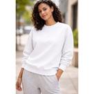 Blusa Feminina Cropped Moletinho Manga Longa Confortável Casual Básica Elegante