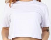 Blusa Feminina Cropped na cor Branca