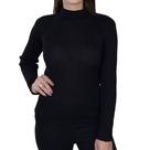 Blusa Feminina Darluam Tricot Cacharrel Preta - 003-U