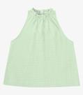 Blusa Feminina De Alça Malhão Maquinetado Endless Verde