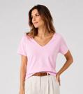 Blusa Feminina Decote Em V Nas Costas Infinita Cor Rosa