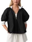 Blusa feminina Dewpaur, esportiva Henley Swing, manga folhada