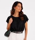 Blusa Feminina Em Malha Tunis Infinita Cor Preto Blusa Feminina Em Malha Tunis Infinita Cor Preto
