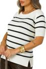 Blusa Feminina em Modal Listrada Conforto e Estilo