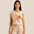 Blusa Feminina Essência que Ilumina em Viscose Crepe Cereja Rosa