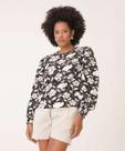 Blusa Feminina Estampa Floral Manga Longa Marisa-74478