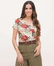 Blusa Feminina Estampada Manga Curta Marisa-00028