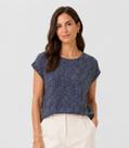 Blusa Feminina Estampada Rovitex Azul