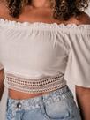 Blusa feminina estilo ciganinha