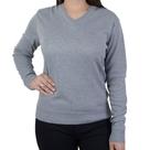 Blusa Feminina Facinelli By Mooncity Tricot Cinza Claro 6510
