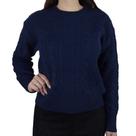 Blusa Feminina Facinelli By Mooncity Tricot Marinho - 651239
