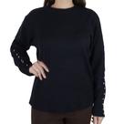 Blusa Feminina Facinelli By Mooncity Tricot Preta - 651303
