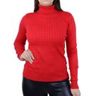 Blusa Feminina Facinelli By Mooncity Tricot Vermelha 651092 Blusa Feminina Facinelli By Mooncity Tricot Vermelha 651092