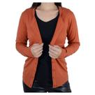 Blusa Feminina Facinelli Cardigan Tricot Laranja - 651179 Blusa Feminina Facinelli Cardigan Tricot Laranja - 651179