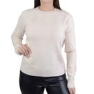 Blusa Feminina Facinelli Tricot Bege Off White - 651057