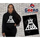 Blusa Feminina Fall Out Boy - FOB - Rock - Geeko Blusa Feminina Fall Out Boy - FOB - Rock - Geeko