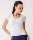 Blusa Feminina Fitness Básica Marisa Branco-68107 Blusa Feminina Fitness Básica Marisa Branco-68107