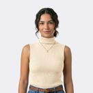 Blusa Feminina Garrafinha em Tricot Canelado