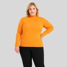 Blusa Feminina Gola Alta Plus Size Canelada- Cereja Rosa