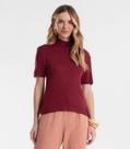Blusa Feminina Gola Alta ViscoTrico Básica Endless Vermelho Blusa Feminina Gola Alta ViscoTrico Básica Endless Vermelho