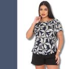 Blusa Feminina Gola Canoa Diversas Estampas Blogueira Básica Casual Blusa Feminina Gola Canoa Diversas Estampas Blogueira Básica Casual
