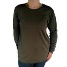 Blusa Feminina Gola Careca Manga Longa Soltinha Lisa Malha Crepe Pp ao Plus Size Blusa Feminina Gola Careca Manga Longa Soltinha Lisa Malha Crepe Pp ao Plus Size