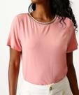 Blusa Feminina Gola Redonda Manga Curta Marisa-41067