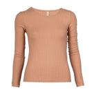 Blusa Feminina Habana Canelada Marrom Claro