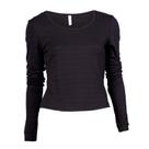 Blusa Feminina Habana Manga Longa Preto