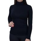 Blusa Feminina Hirlogs Canelada Gola Alta Preta - 2643