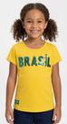Blusa Feminina Infantil Brasil Kyly