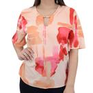 Blusa Feminina Jumaniy Estampada Laranja Pessego - 21690